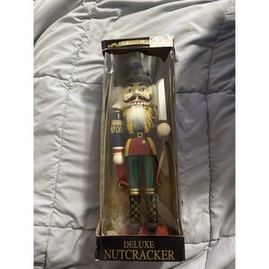 COLLECTOR'S CHOICE DELUXE NUTCRACKER IN ORIGINAL BOX 16"